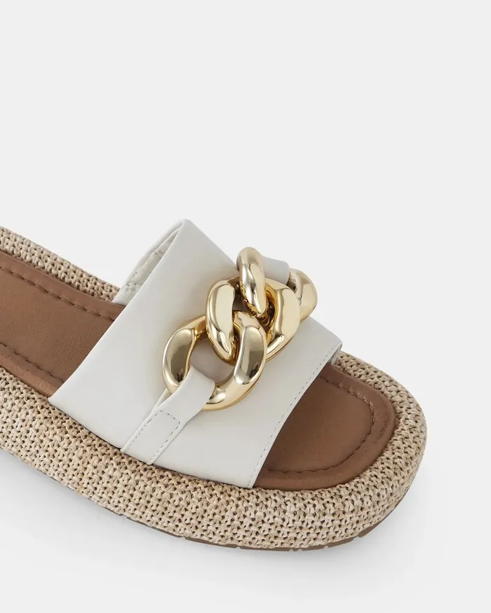 Slides NOVO Shoes Women SAPPHIRA CREAM Sandals