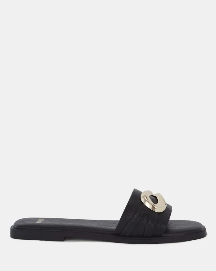 Slides SCARLETTE BLACK Sandals NOVO Shoes Women