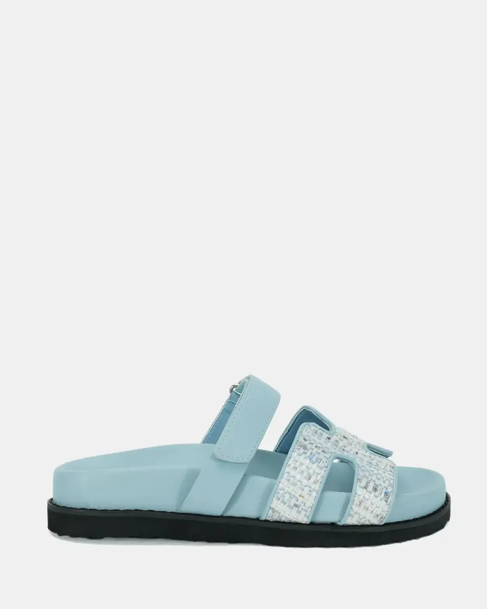 Slides SLOTHY SOFT BLUE Sandals 8211 NOVO Shoes Women