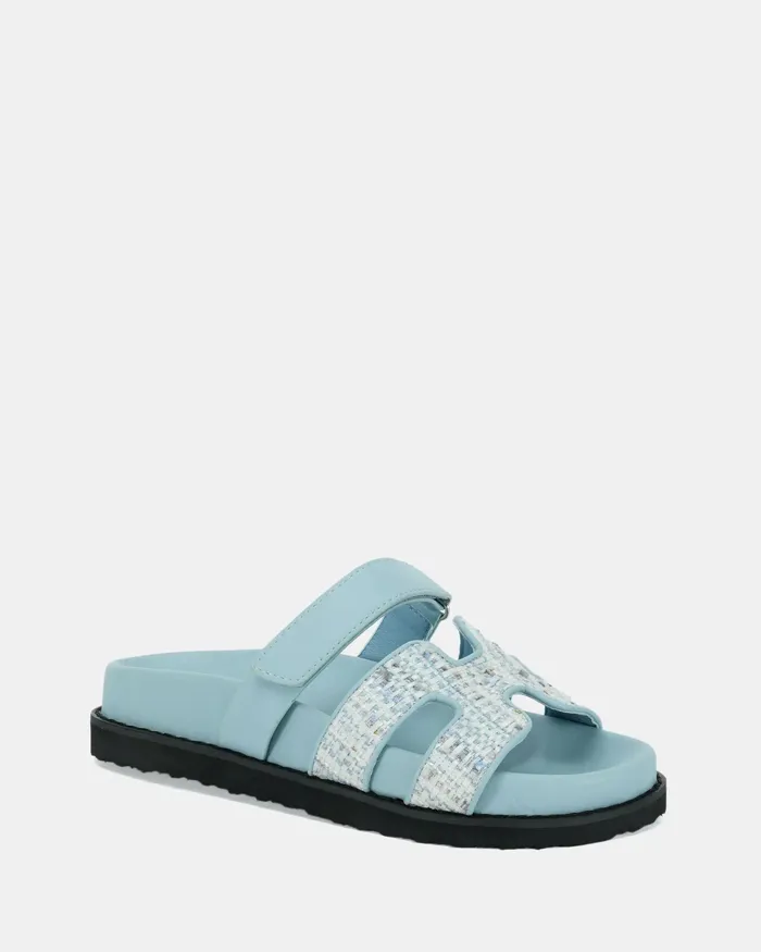 Slides SLOTHY SOFT BLUE Sandals 8211 NOVO Shoes Women