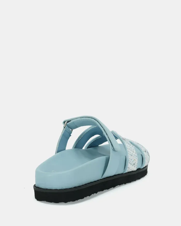 Slides SLOTHY SOFT BLUE Sandals 8211 NOVO Shoes Women