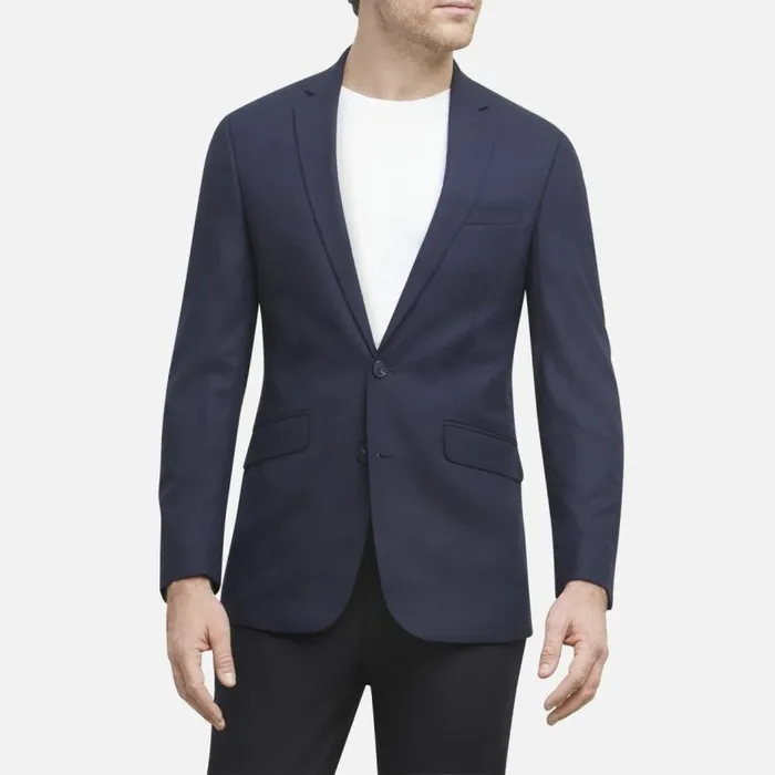 Slim Fit Stretch Suit Jacket Blue Men Kenneth Cole Suiting
