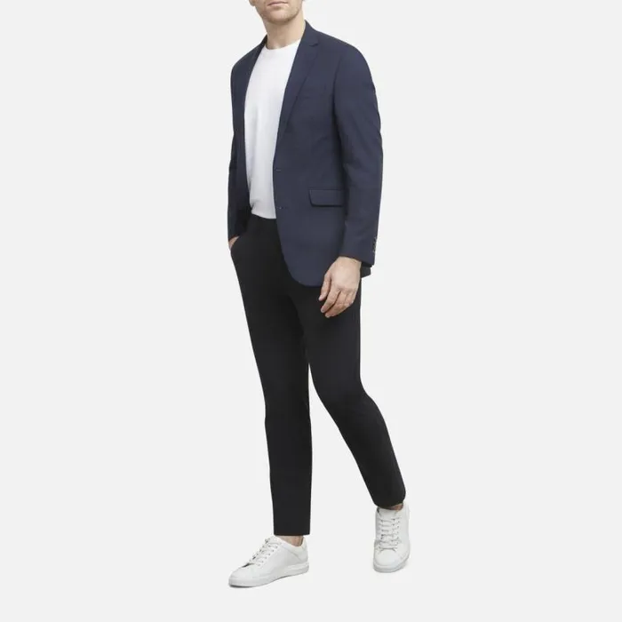 Slim Fit Stretch Suit Jacket Blue Men Kenneth Cole Suiting