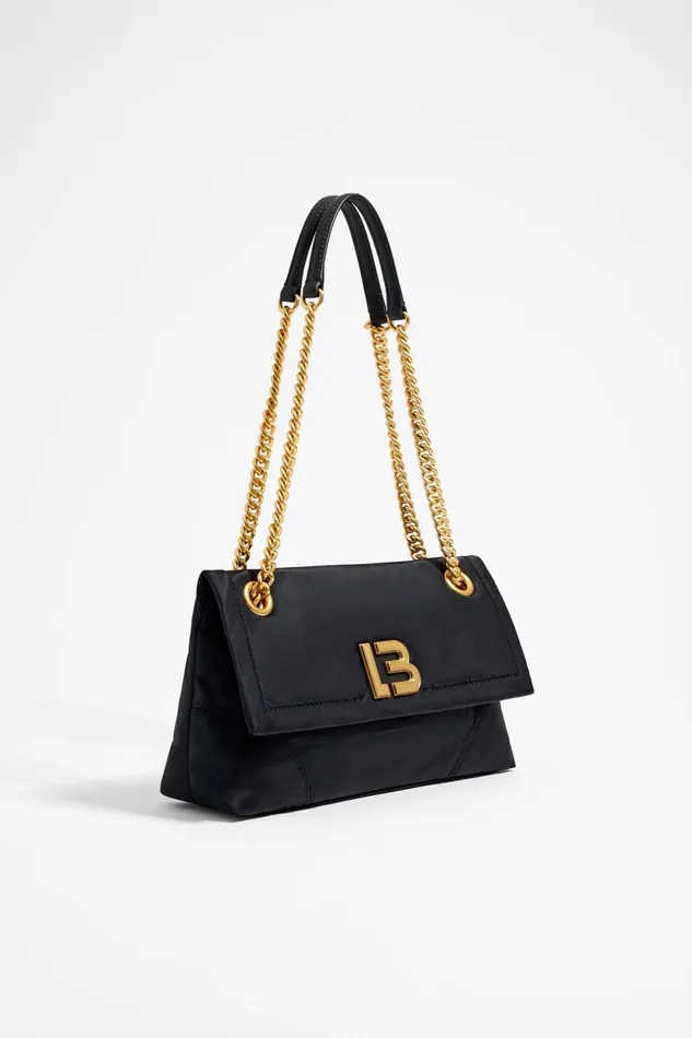 Small Black Flap Bag Black Women Bimba Y Lola Shoulder Bags