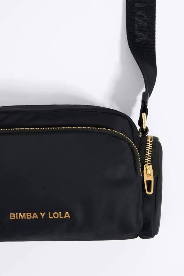 Small Black Nylon Crossbody Bag Black Women Bimba Y Lola Crossbody Bags Small Black Nylon Crossbody Bag Black Women Bimba Y Lola Crossbody Bags