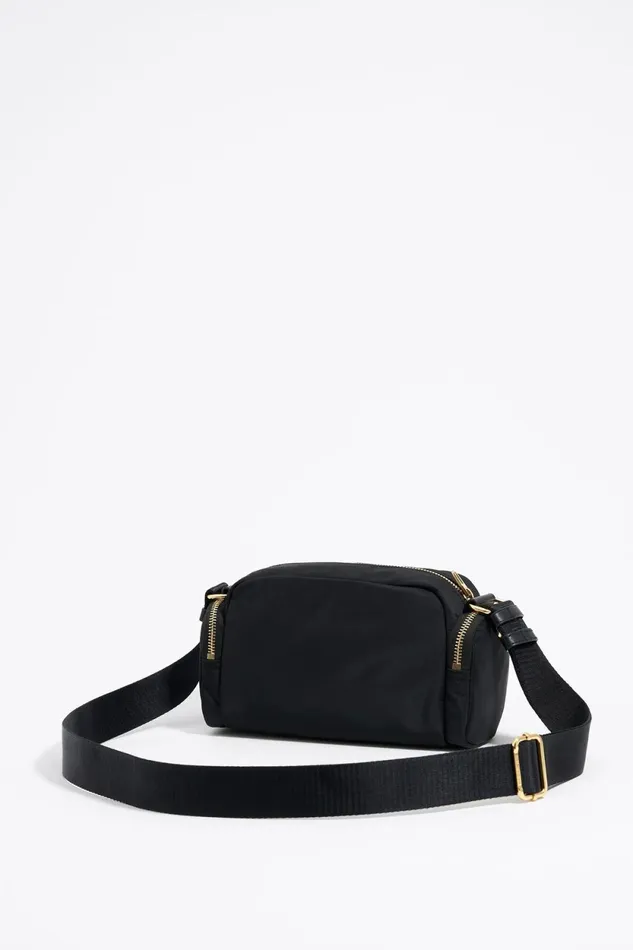 Small Black Nylon Crossbody Bag Black Women Bimba Y Lola Crossbody Bags Small Black Nylon Crossbody Bag Black Women Bimba Y Lola Crossbody Bags