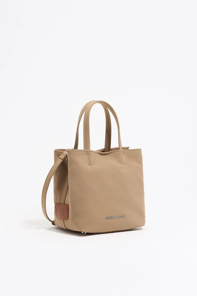 Small Camel Gabardine Chihuahua Bag Camel Women Bimba Y Lola Crossbody Bags