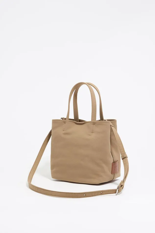 Small Camel Gabardine Chihuahua Bag Camel Women Bimba Y Lola Crossbody Bags
