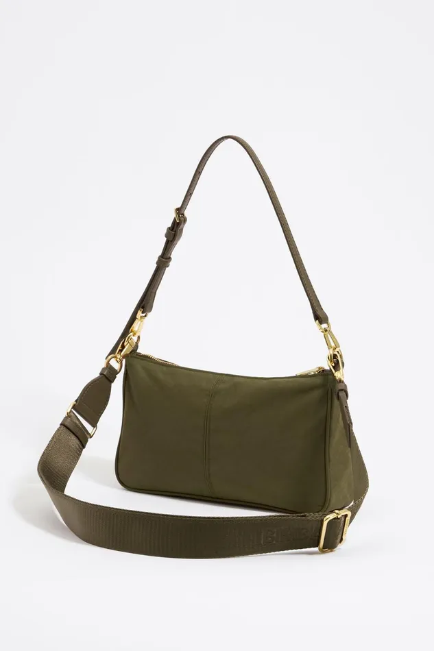 Small Khaki Nylon Pocket Crossbody Bag Khaki Women Bimba Y Lola Crossbody Bags Small Khaki Nylon Pocket Crossbody Bag Khaki Women Bimba Y Lola Crossbody Bags