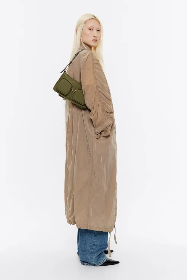 Small Khaki Nylon Pocket Crossbody Bag Khaki Women Bimba Y Lola Crossbody Bags Small Khaki Nylon Pocket Crossbody Bag Khaki Women Bimba Y Lola Crossbody Bags