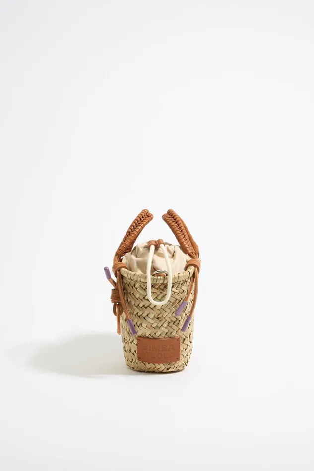 Small Natural Basket Natural Women Bimba Y Lola Raffia Bags Small Natural Basket Natural Women Bimba Y Lola Raffia Bags