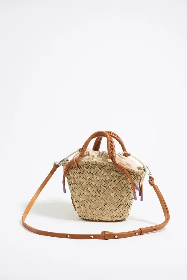 Small Natural Basket Natural Women Bimba Y Lola Raffia Bags Small Natural Basket Natural Women Bimba Y Lola Raffia Bags