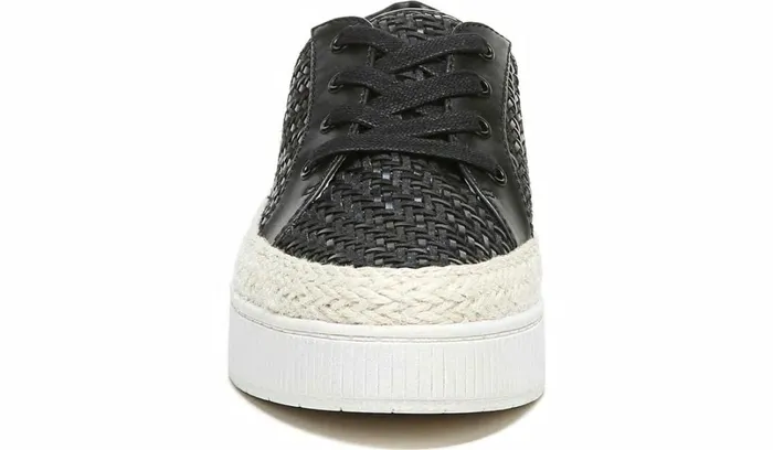 Sneakers Women Franco Sarto Franco Hyria Platform Sneaker Black Woven Leather