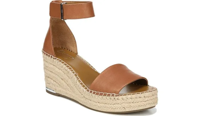 Spadrilles Women Franco Sarto Franco Clemens Espadrille Wedge Sandal Tan Leather Spadrilles Women Franco Sarto Franco Clemens Espadrille Wedge Sandal Tan Leather