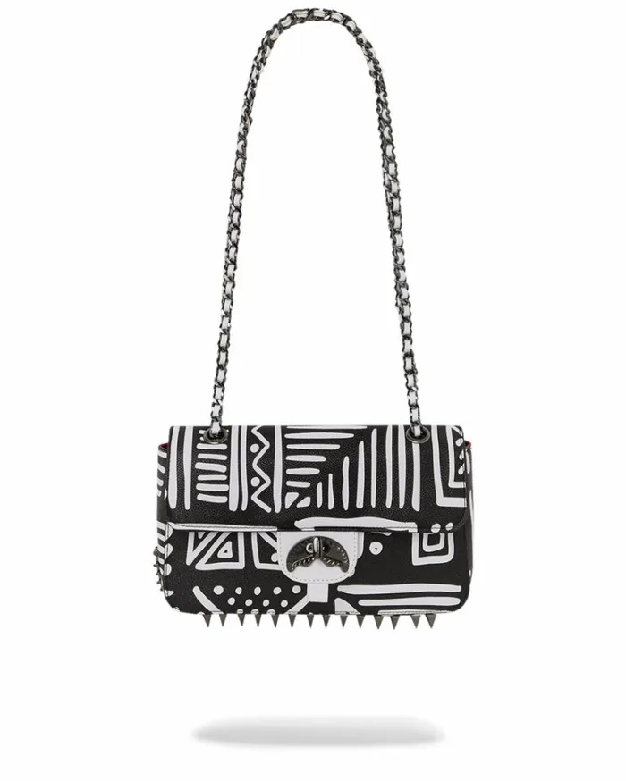 SPRAYGROUND AI8 AFRICAN INTELLIGENCE 8211 ORIGIN STORY SHARK HANDBAG Bags