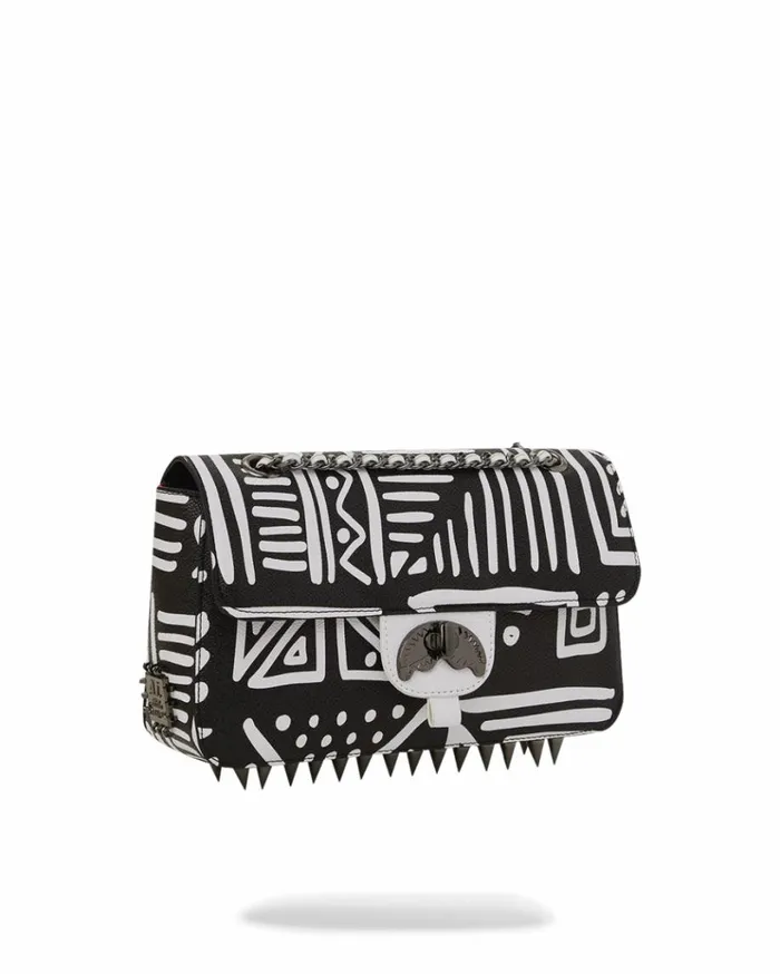 SPRAYGROUND AI8 AFRICAN INTELLIGENCE 8211 ORIGIN STORY SHARK HANDBAG Bags