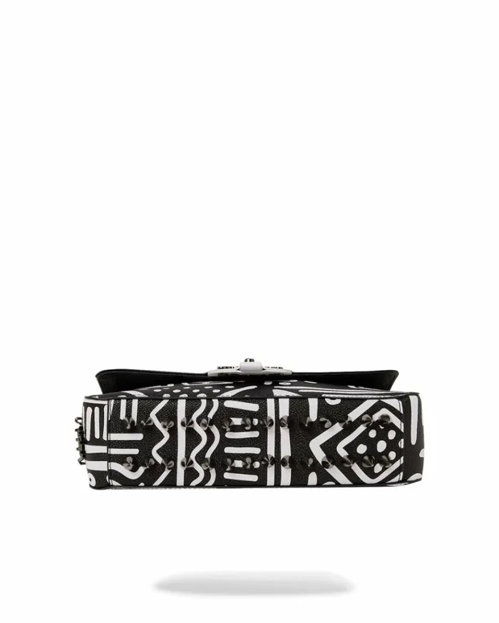 SPRAYGROUND AI8 AFRICAN INTELLIGENCE 8211 ORIGIN STORY SHARK HANDBAG Bags