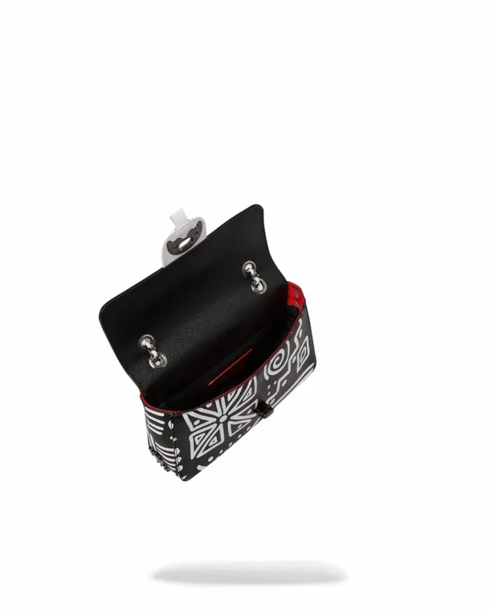 SPRAYGROUND AI8 AFRICAN INTELLIGENCE 8211 ORIGIN STORY SHARK HANDBAG Bags