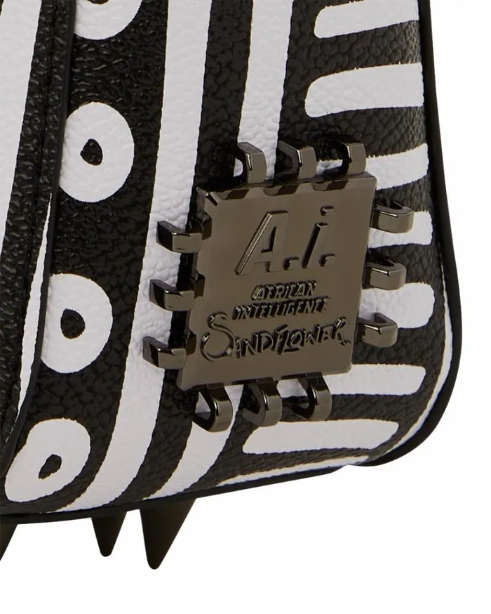 SPRAYGROUND AI8 AFRICAN INTELLIGENCE 8211 ORIGIN STORY SHARK HANDBAG Bags