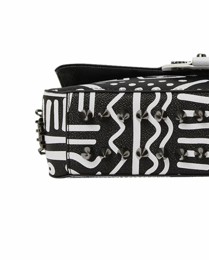 SPRAYGROUND AI8 AFRICAN INTELLIGENCE 8211 ORIGIN STORY SHARK HANDBAG Bags