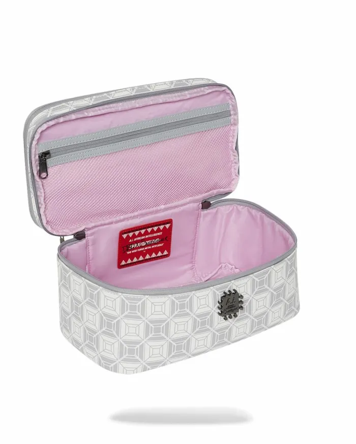 SPRAYGROUND AI8 AFRICAN INTELLIGENCE BOOKED and BUSY COSMETIC CASE Bags SPRAYGROUND AI8 AFRICAN INTELLIGENCE BOOKED and BUSY COSMETIC CASE Bags