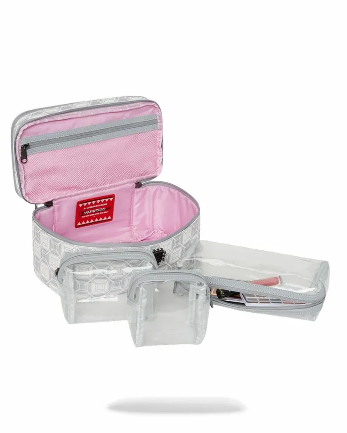 SPRAYGROUND AI8 AFRICAN INTELLIGENCE BOOKED and BUSY COSMETIC CASE Bags SPRAYGROUND AI8 AFRICAN INTELLIGENCE BOOKED and BUSY COSMETIC CASE Bags
