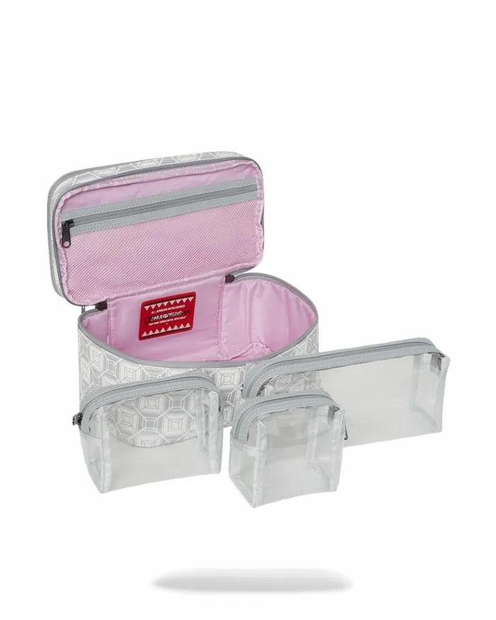 SPRAYGROUND AI8 AFRICAN INTELLIGENCE BOOKED and BUSY COSMETIC CASE Bags SPRAYGROUND AI8 AFRICAN INTELLIGENCE BOOKED and BUSY COSMETIC CASE Bags