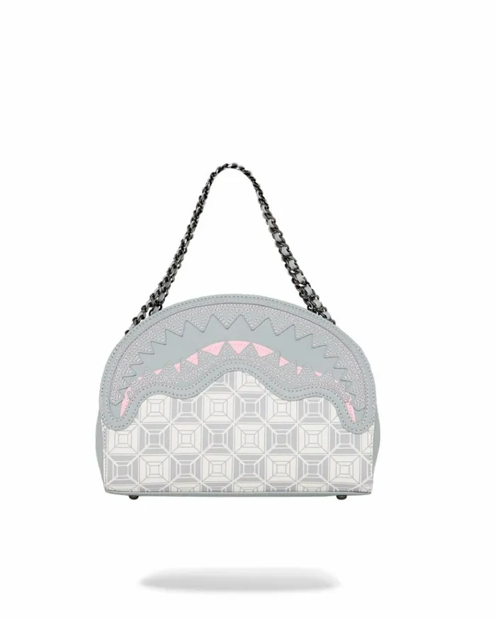 SPRAYGROUND AI8 AFRICAN INTELLIGENCE BOOKED and BUSY SHARK HANDBAG Bags