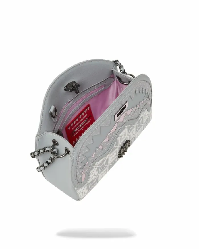 SPRAYGROUND AI8 AFRICAN INTELLIGENCE BOOKED and BUSY SHARK HANDBAG Bags