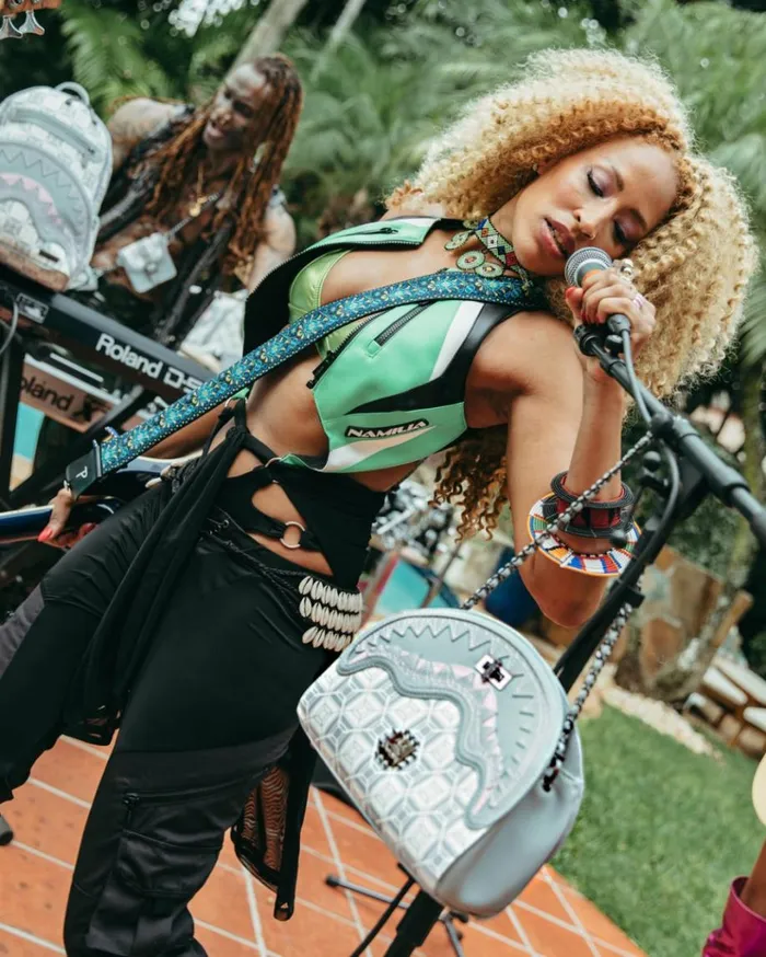 SPRAYGROUND AI8 AFRICAN INTELLIGENCE BOOKED and BUSY SHARK HANDBAG Bags