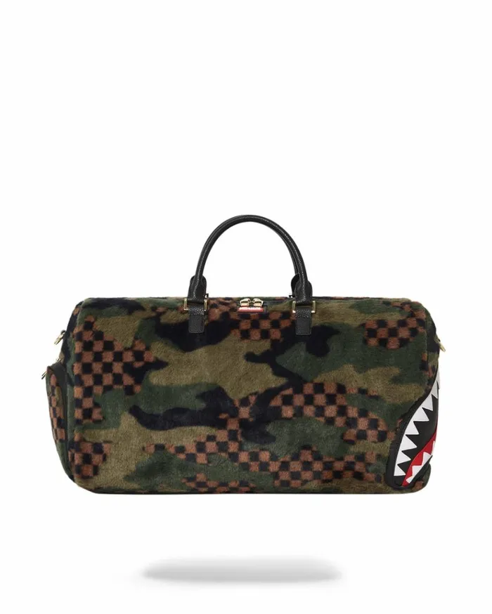 SPRAYGROUND BIG SKY FUR SHARK DUFFLE Bags
