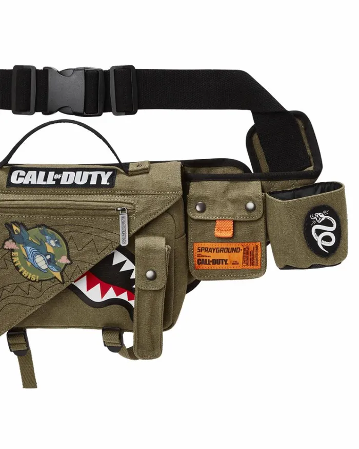 SPRAYGROUND CALL OF DUTY NEVER BACK DOWN CROSSBODY Bags