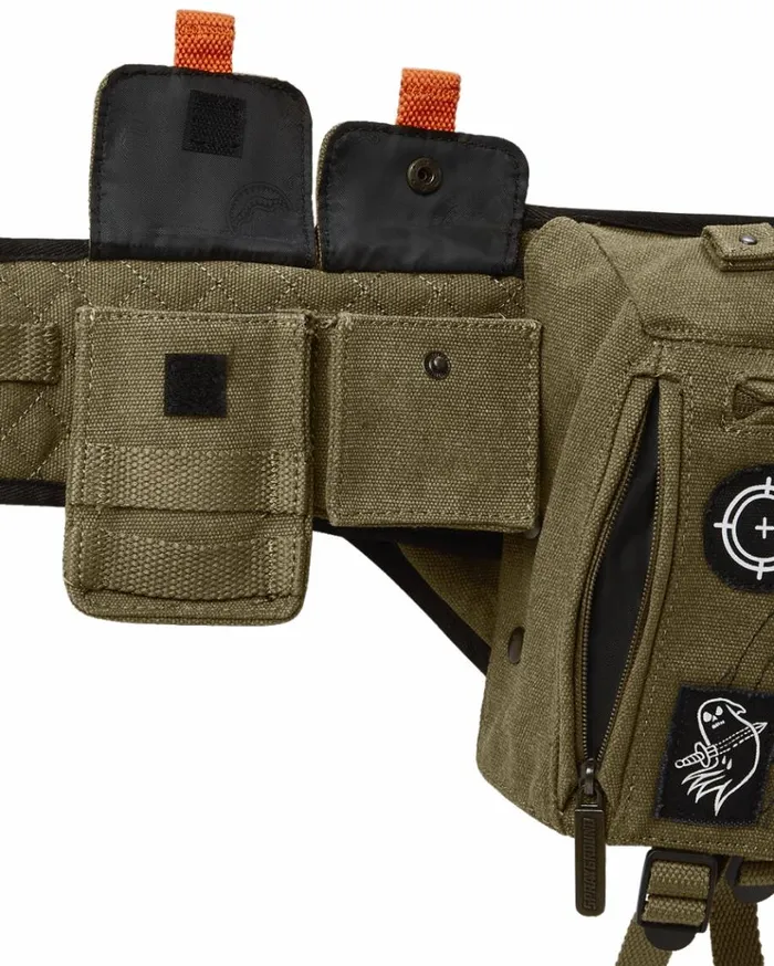 SPRAYGROUND CALL OF DUTY NEVER BACK DOWN CROSSBODY Bags