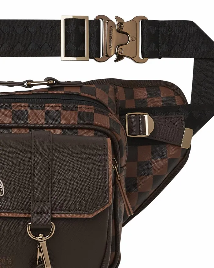 SPRAYGROUND CHECKMATE ROYALE CARGO CROSSBODY Bags