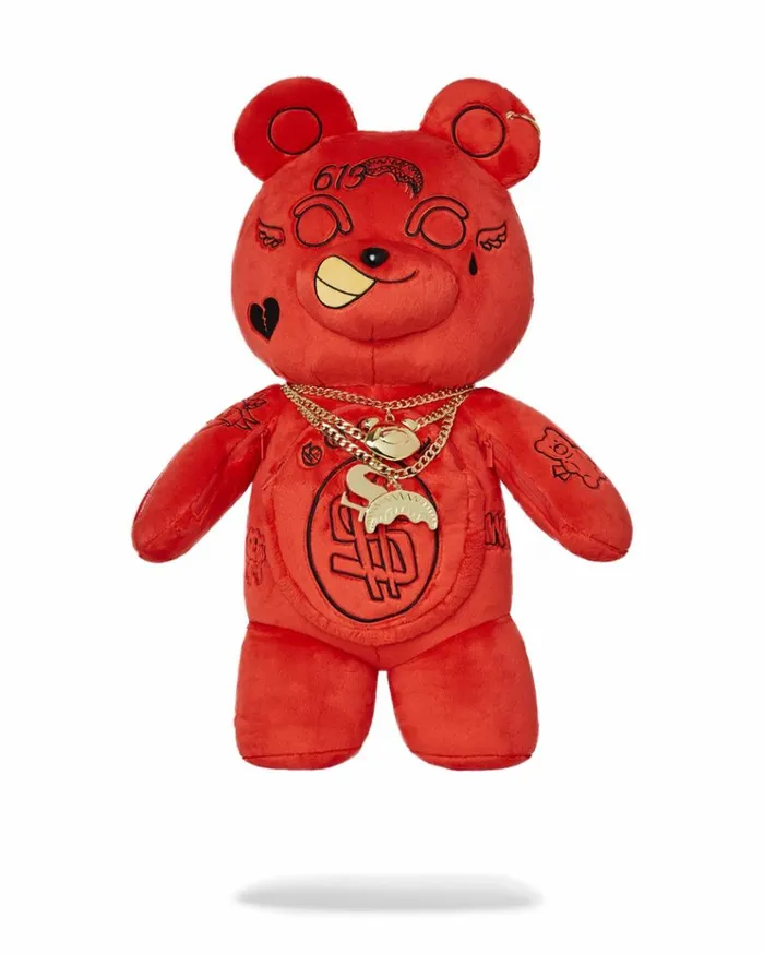 SPRAYGROUND DIABLO PLUSH TEDDYBEAR BACKPACK Bags