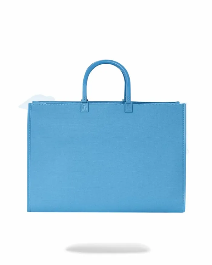 SPRAYGROUND HEAVY METAL SHARK BLUE TORTUGA TOTE Bags
