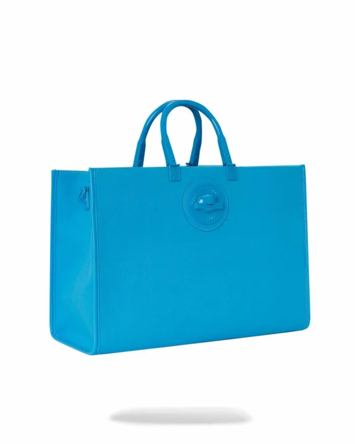 SPRAYGROUND HEAVY METAL SHARK BLUE TORTUGA TOTE Bags