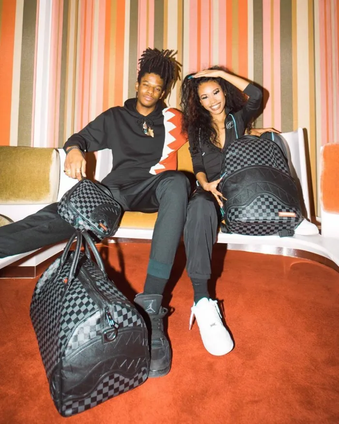 SPRAYGROUND HENNY BLACK SNACK PACK Bags