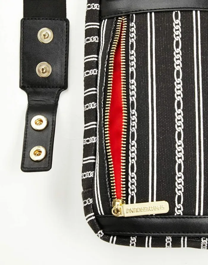 SPRAYGROUND REVERSE BLACK SHARKS IN PARIS SLING Bags