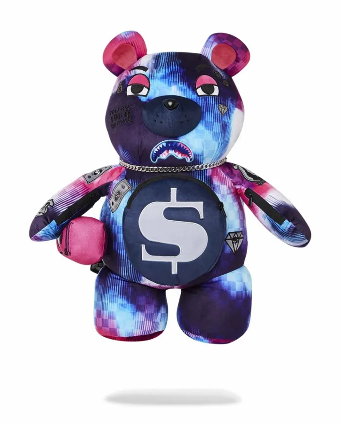 SPRAYGROUND SHARKCLUB ELECTRONICA MONEYBEAR TEDDYBEAR BACKPACK Bags