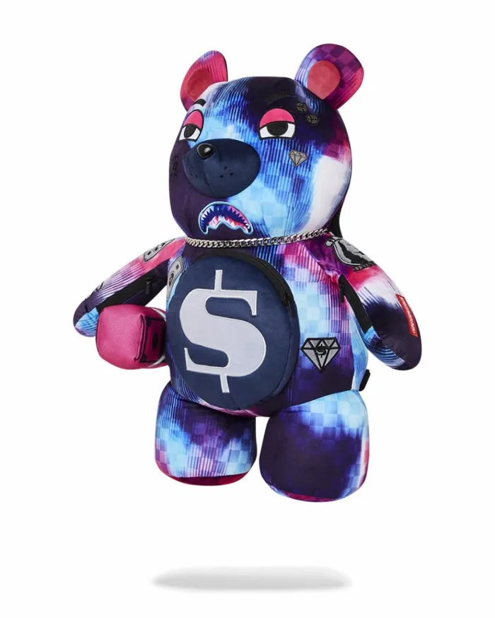 SPRAYGROUND SHARKCLUB ELECTRONICA MONEYBEAR TEDDYBEAR BACKPACK Bags