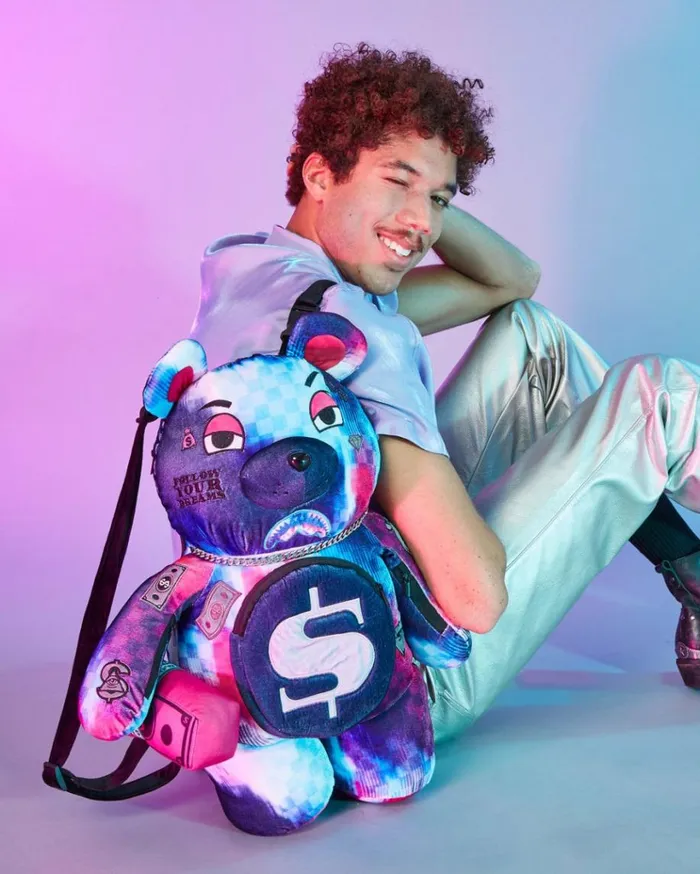 SPRAYGROUND SHARKCLUB ELECTRONICA MONEYBEAR TEDDYBEAR BACKPACK Bags