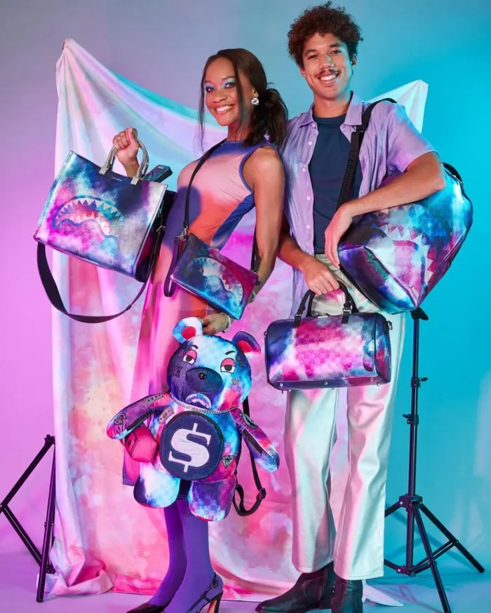 SPRAYGROUND SHARKCLUB ELECTRONICA MONEYBEAR TEDDYBEAR BACKPACK Bags