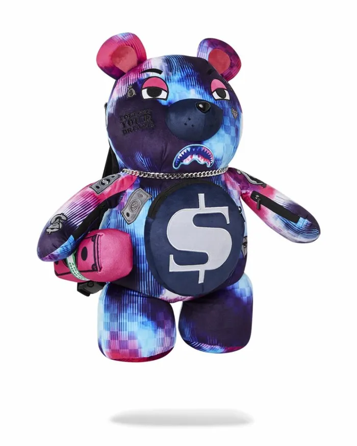 SPRAYGROUND SHARKCLUB ELECTRONICA MONEYBEAR TEDDYBEAR BACKPACK Bags