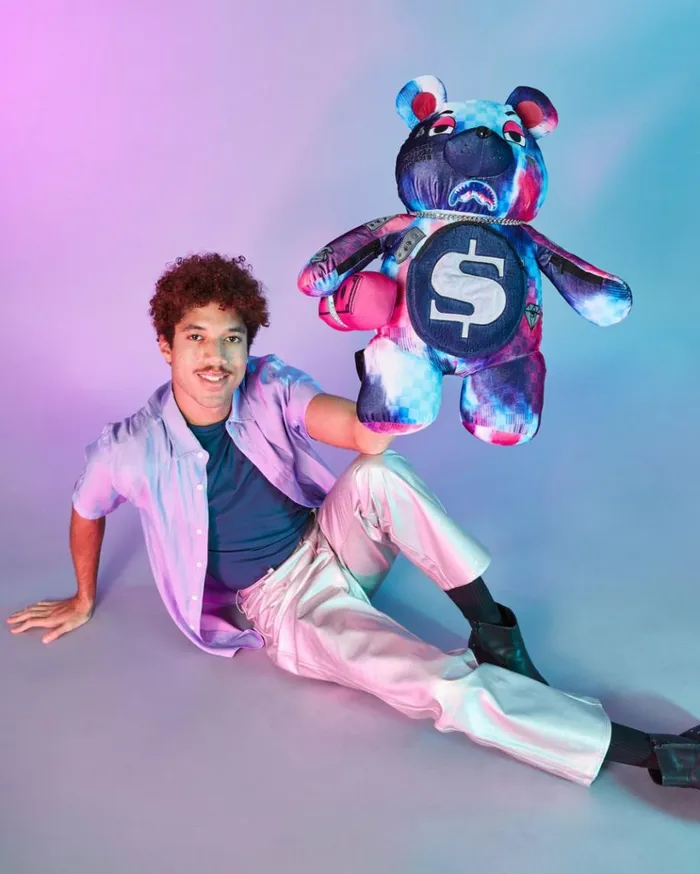 SPRAYGROUND SHARKCLUB ELECTRONICA MONEYBEAR TEDDYBEAR BACKPACK Bags