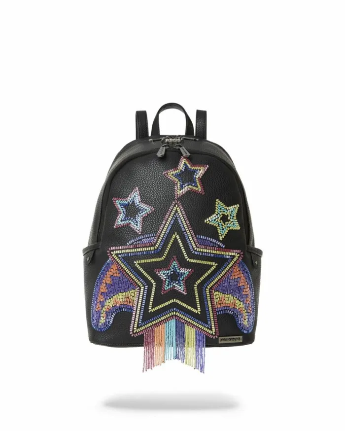 SPRAYGROUND STAR RACER AI7 SANDFLOWER COLLAB BEADED SAVAGE BACKPACK Bags