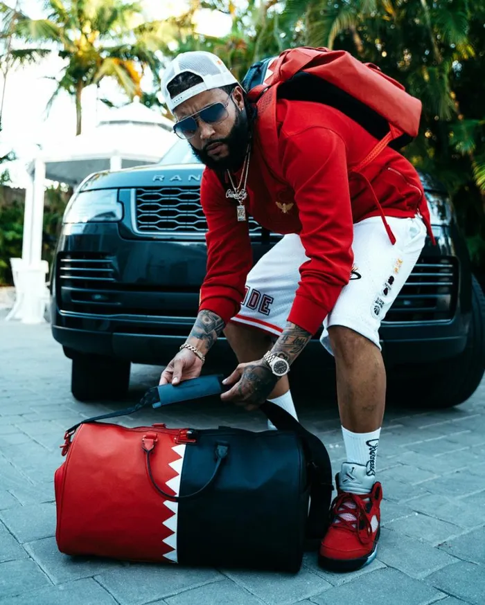 SPRAYGROUND VERTICAL SHARK CUT and SEW HILLS BACKPACK Bags