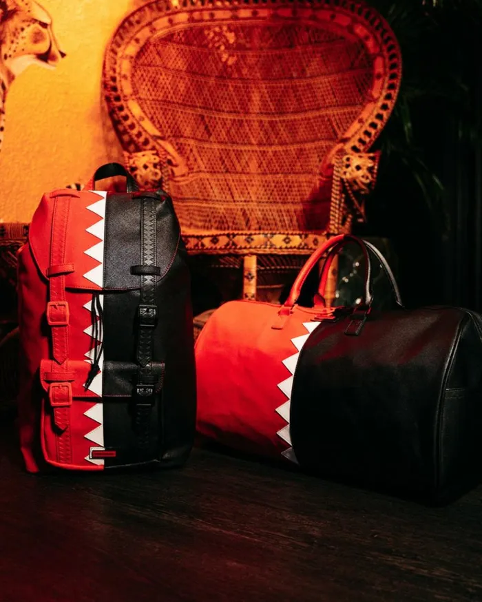 SPRAYGROUND VERTICAL SHARK CUT and SEW HILLS BACKPACK Bags