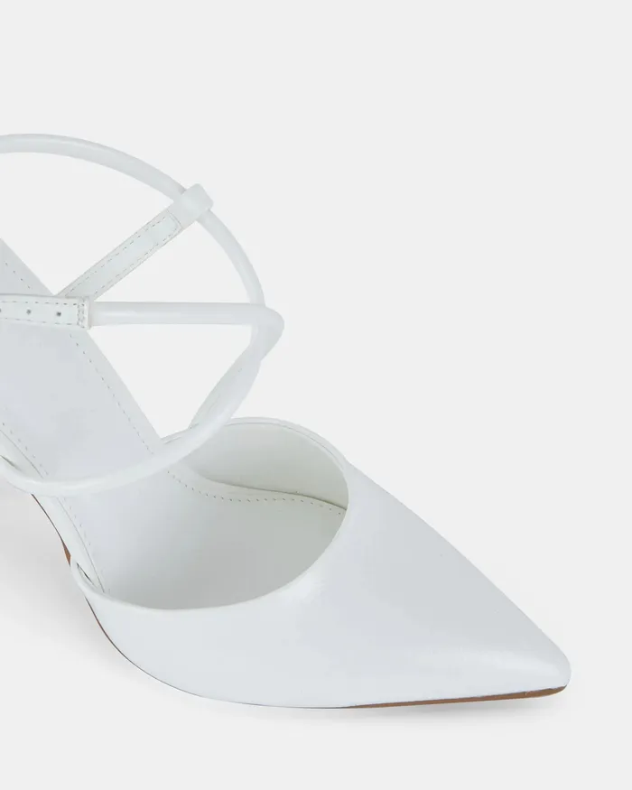 Stilettos Women NOVO Shoes IZANO WHITE Closed Toe Heels