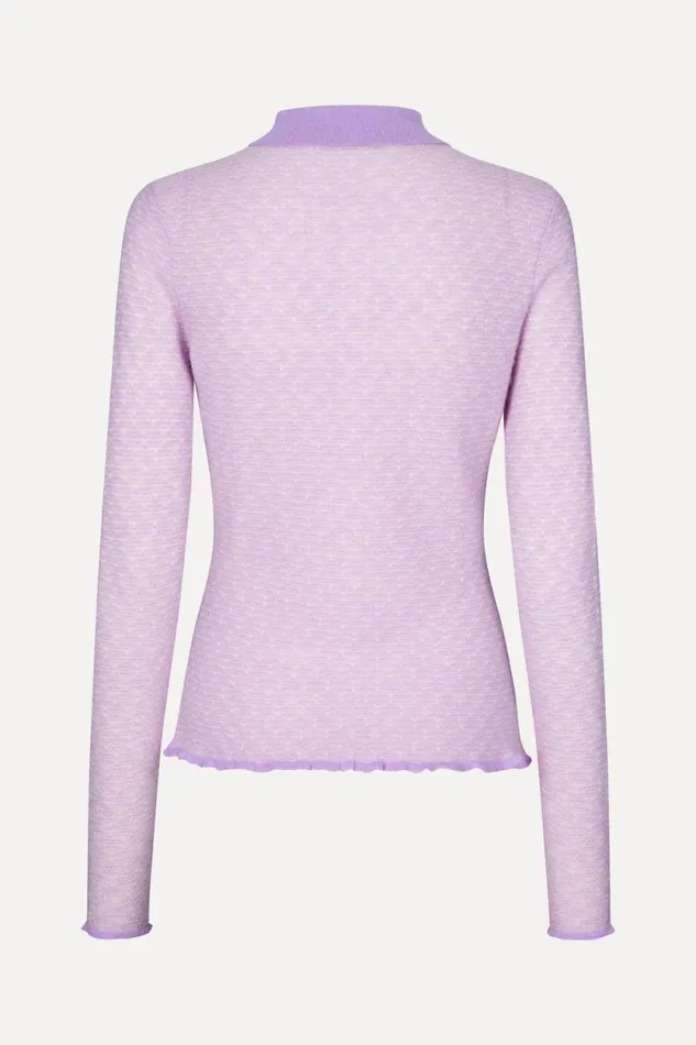 Stine Goya Knitwear SGBobbi Cardigan 8211 Lavender 8211 Women